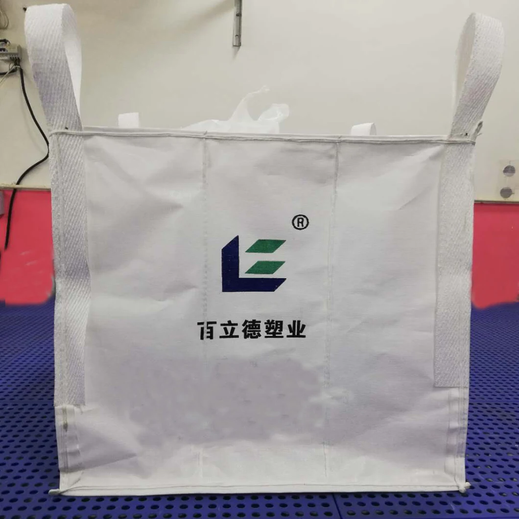 Food Grade FIBC PP Jumbo Bag 1tonne Laminated Bulk Bag U-Panel 1.2tonne Sling Tote Bag Big Bag for Sugar