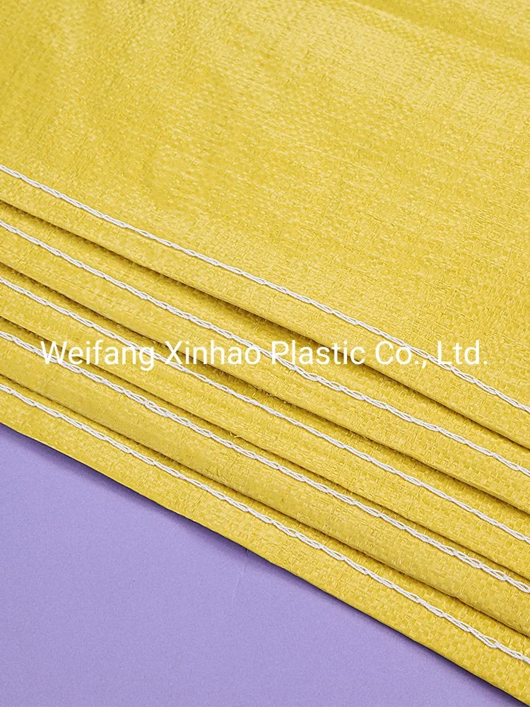 Yellow Moving Express Logistics Packing Woven Bag
