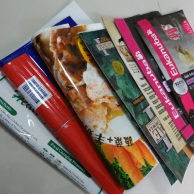 Пластиковые полипропиленовые тканые пакеты для упаковки пищевых продуктов/мешков для корма