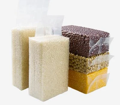 Нейлоновые полиэтиленовые тисненые вакуумные пакеты для упаковки риса, тисненые вакуумно-свариваемые пластиковые пакеты