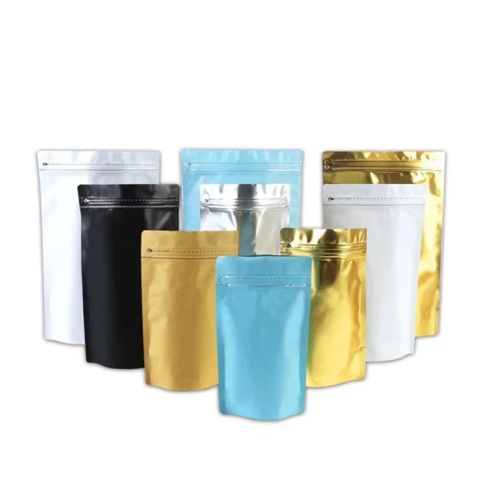 Матовые красочные пакеты для кофе в пакетиках с клапаном, упаковка с индивидуальной печатью оптом