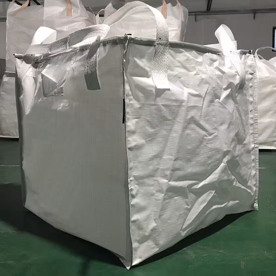Тип D U-панель с поперечными угловыми петлями FIBC Большая сумка 1 тонна Super Sack Bulk Bag Антистатическая большая сумка Сумка для переноски 1,5 тонны